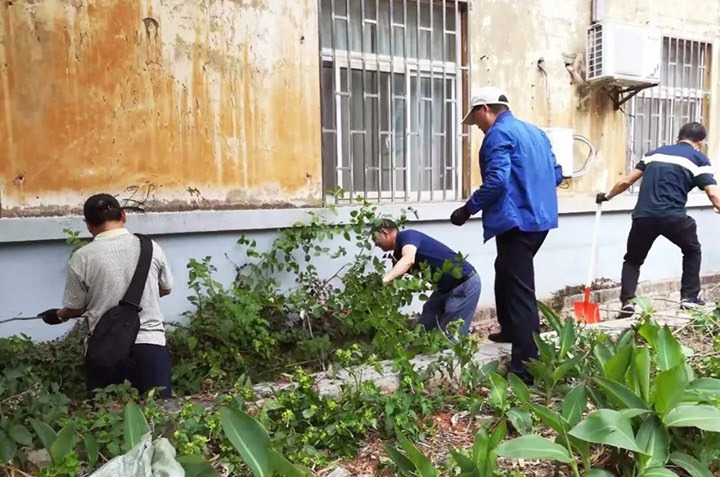 集团机关党委、老干党委开展党员自愿服务运动