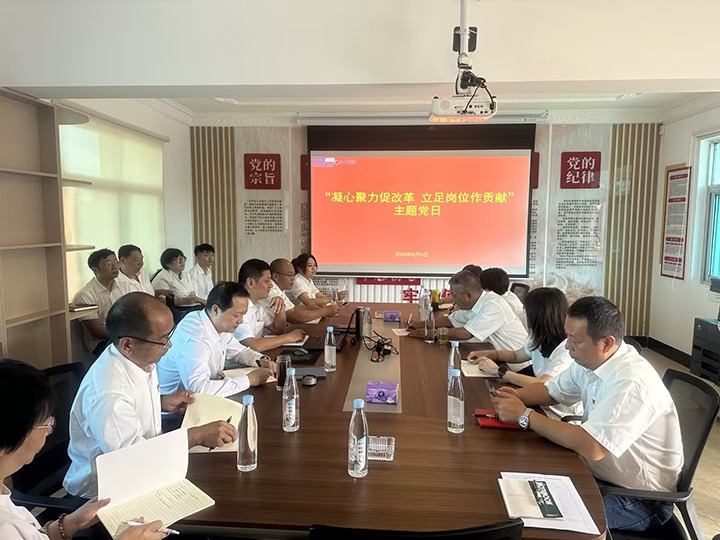 化工供销公司党委开展“凝心聚力促刷新驻足岗位作孝顺”主题党日运动