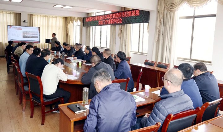 以“述”亮绩，，，，，以“评”促干│后所煤矿公司党委召开2024年度党组织书记抓下层党建事情述职评议审核会